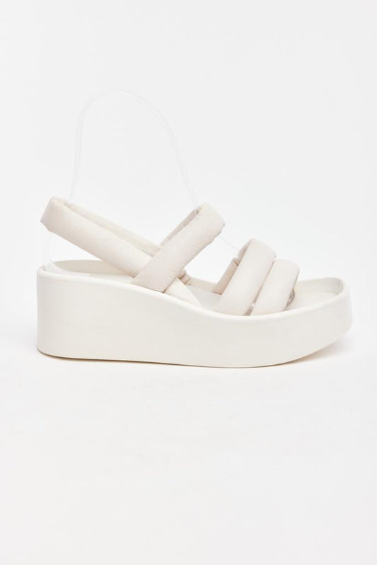High Wedge Sole Genuine Leather Women's Sandals 