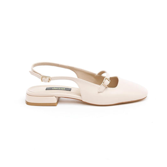 Open Back Strappy Ballerinas