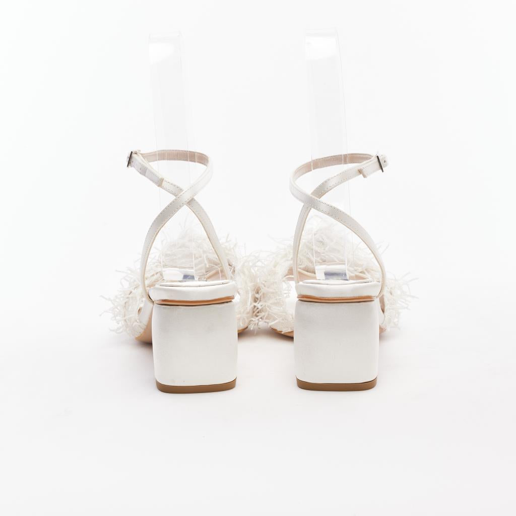 Women's Evening Shoes with Ankle Straps 
