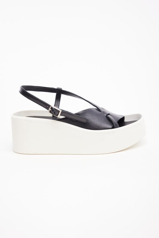 Wedge Sole Genuine Leather Women's Sandals