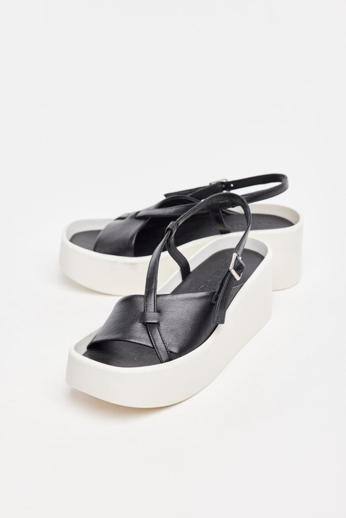 Wedge Sole Genuine Leather Women's Sandals