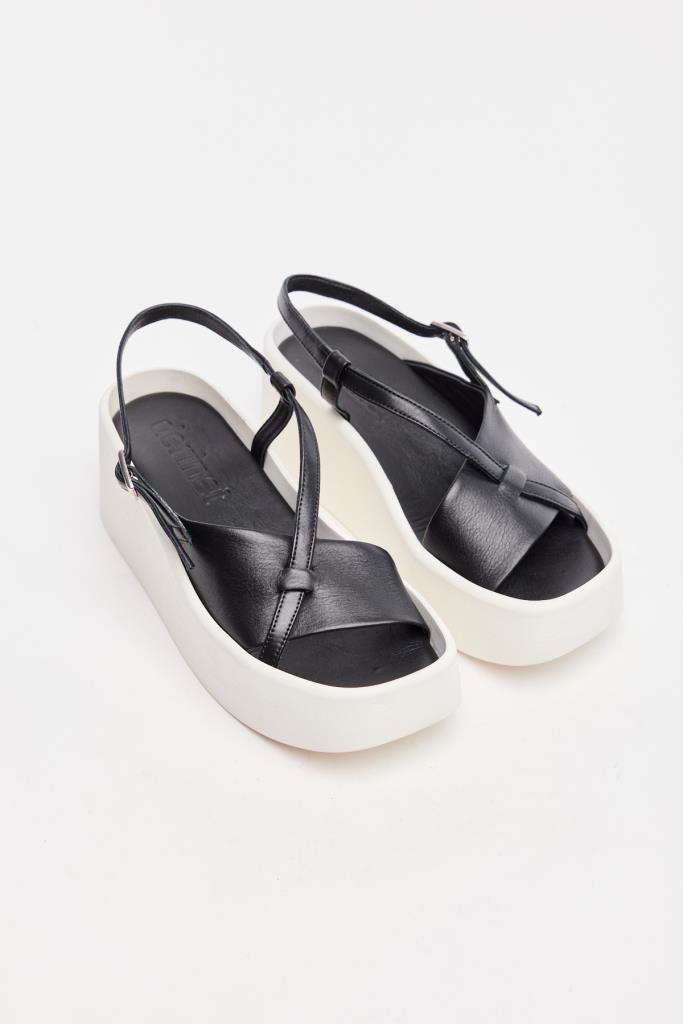 Wedge Sole Genuine Leather Women's Sandals