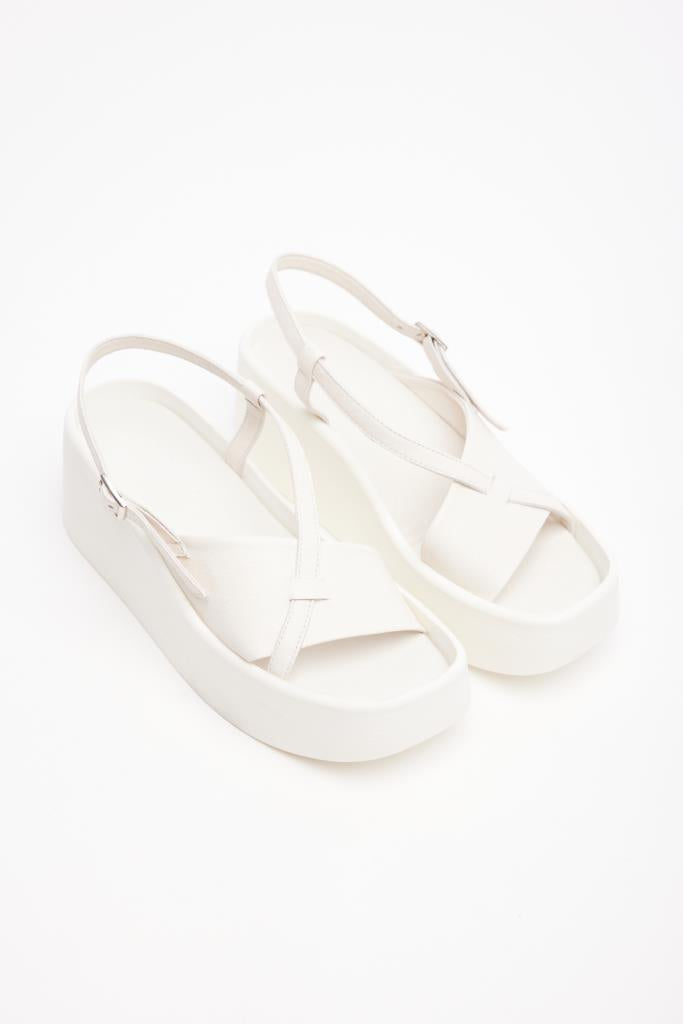 Wedge Sole Genuine Leather Women's Sandals