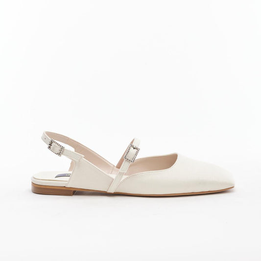 Open Back Strappy Ballerinas
