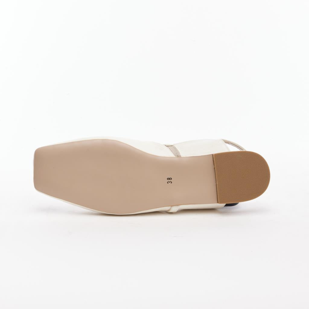 Open Back Strappy Ballerinas