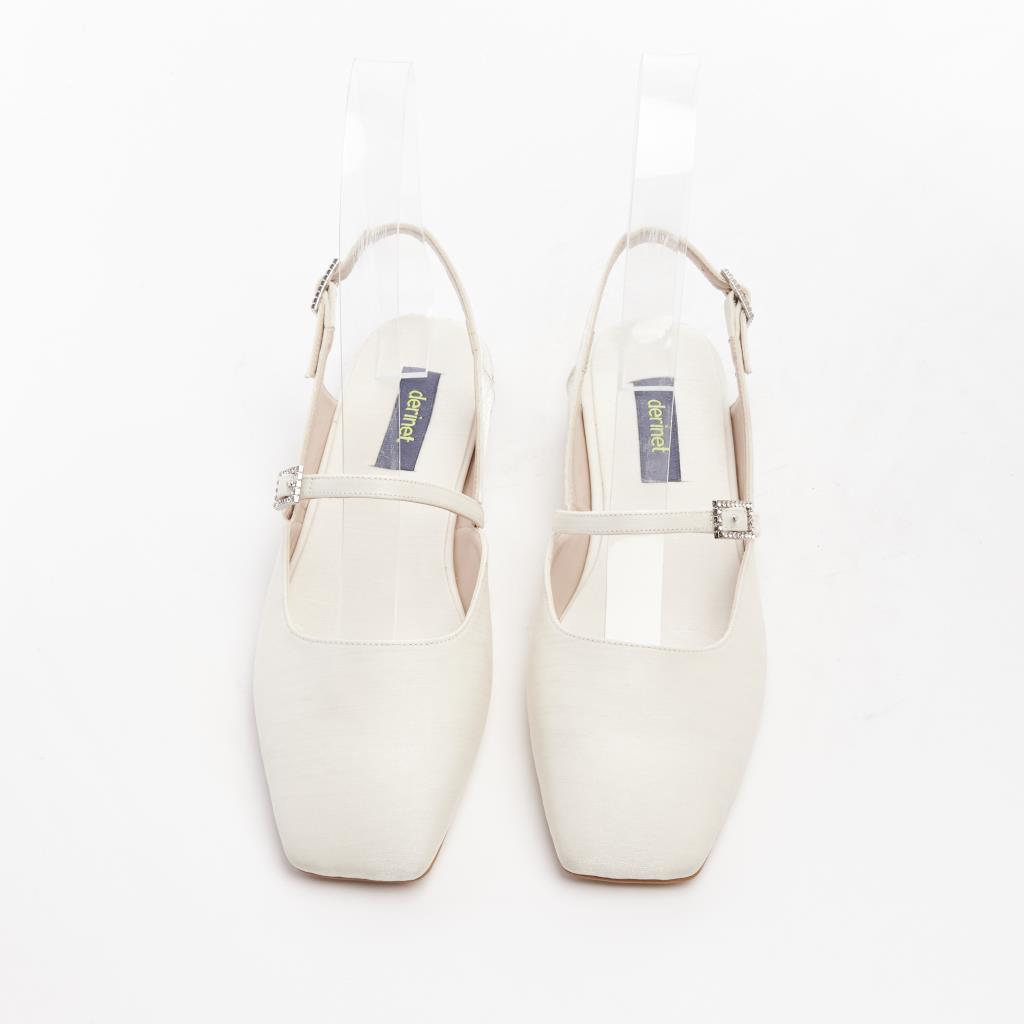 Open Back Strappy Ballerinas