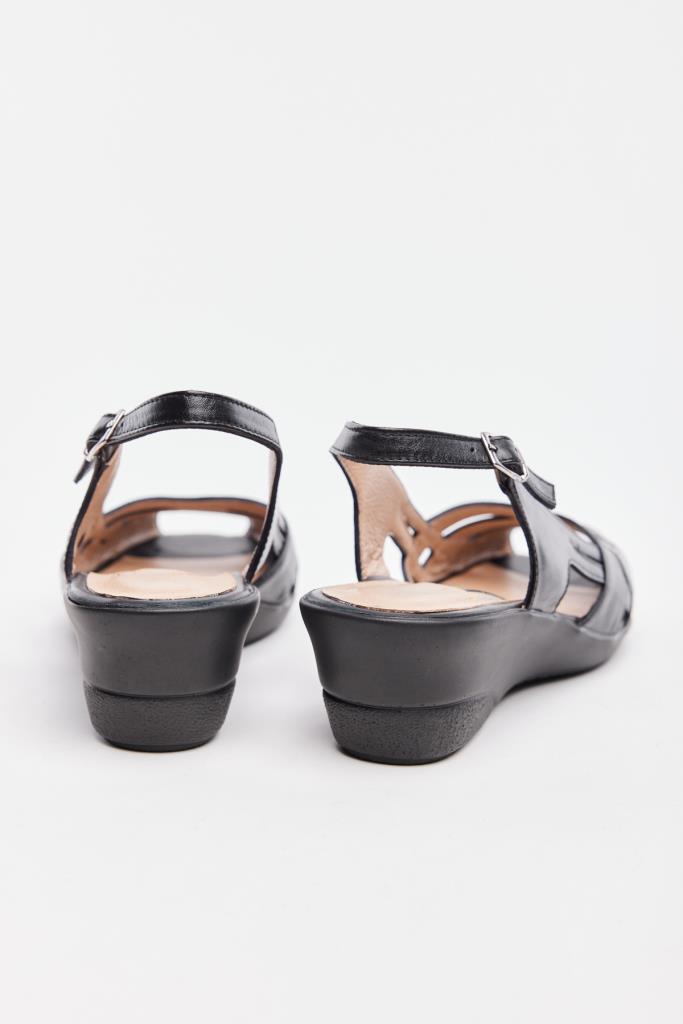 Genuine Leather Women's Wedge Heel Sandals 