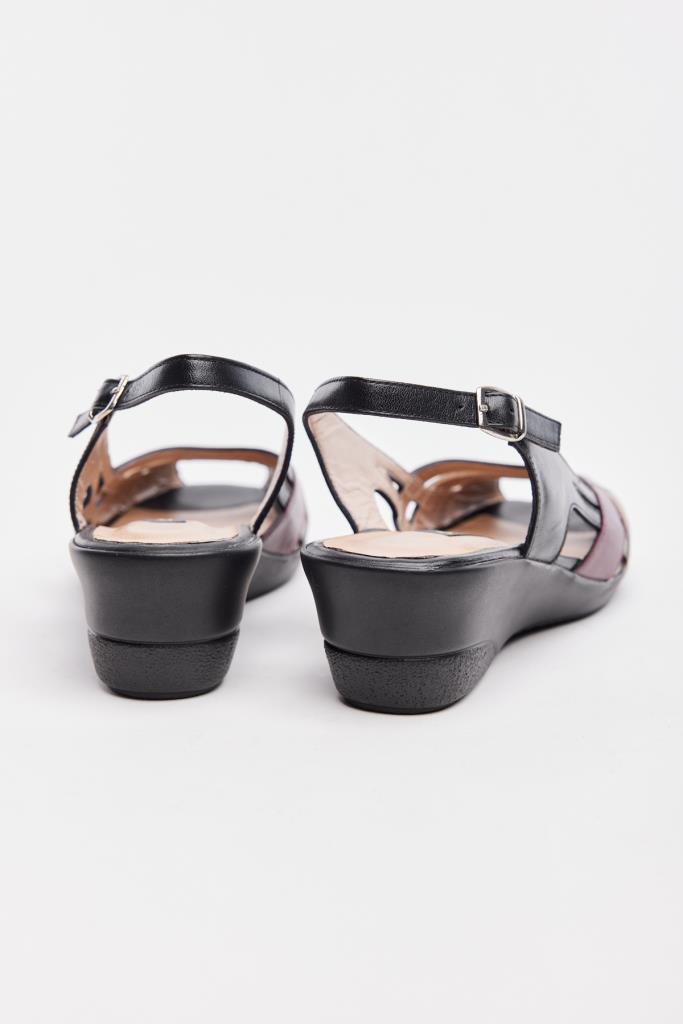 Genuine Leather Women's Wedge Heel Sandals 