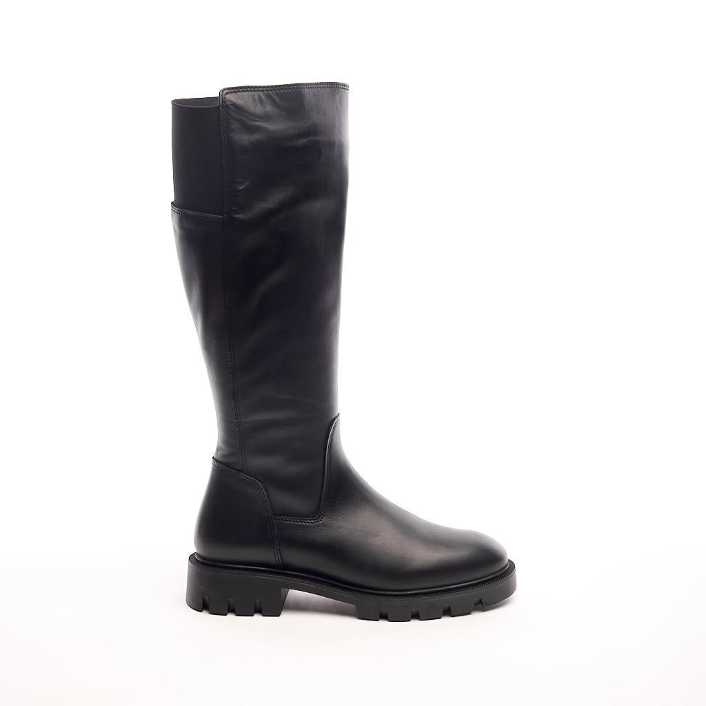 Genuine Leather Zippered Women's Boots