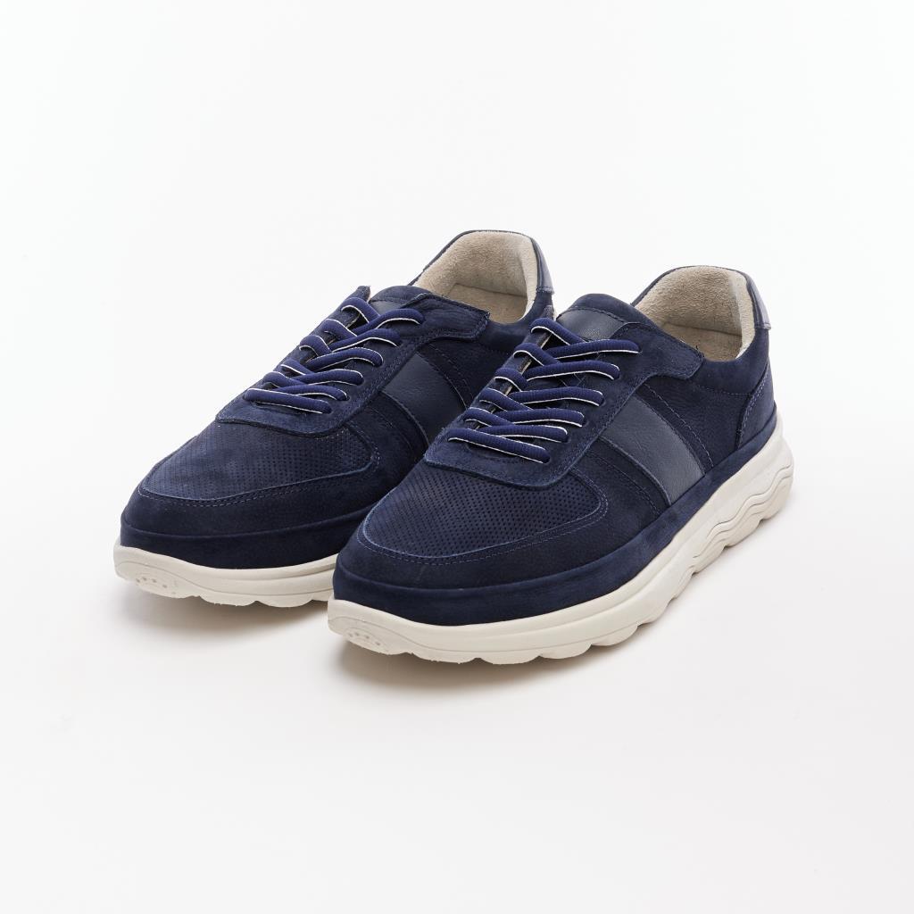 Genuine Leather Lace-Up Casual Men's Shoes 