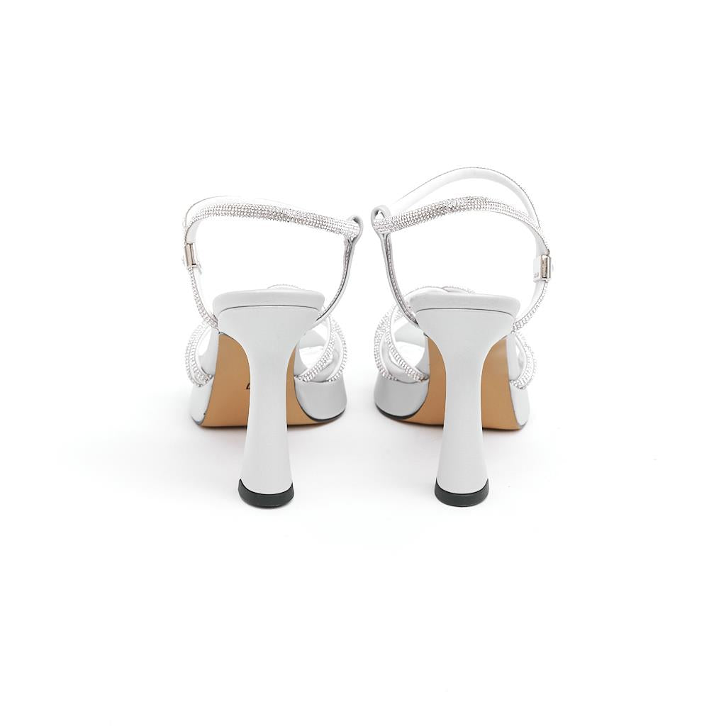 Women's Platform Heeled Shoes with Stones