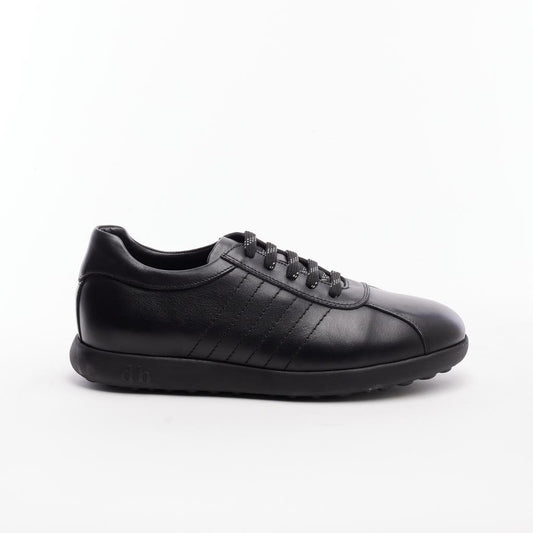 Lace-Up Genuine Leather Men's Sneakers 