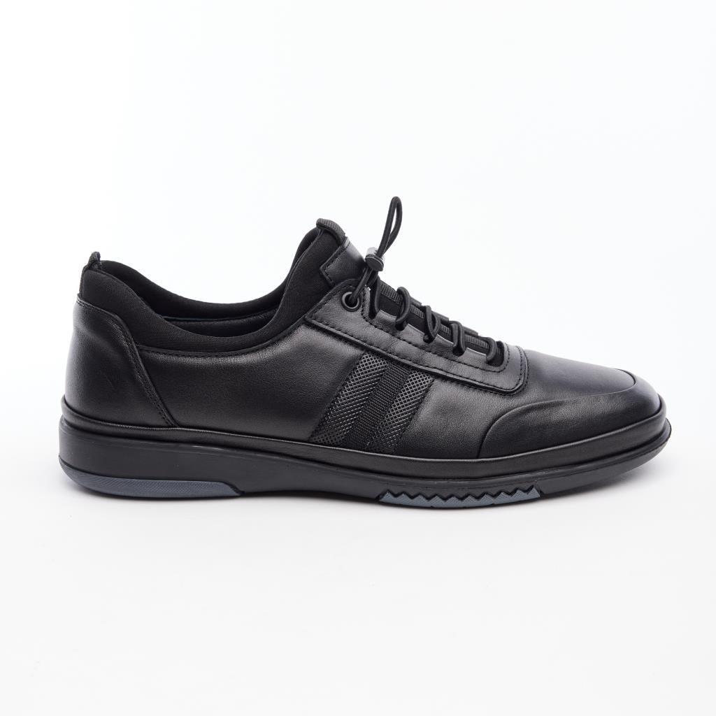 Genuine Leather Rubber Laced Casual Men's Shoes