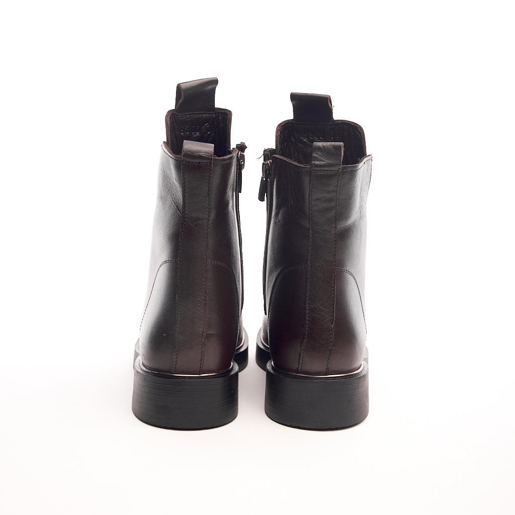 Genuine Leather Zippered Women's Boots