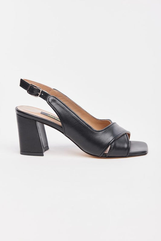 Genuine Leather Women's High Heel Shoes 