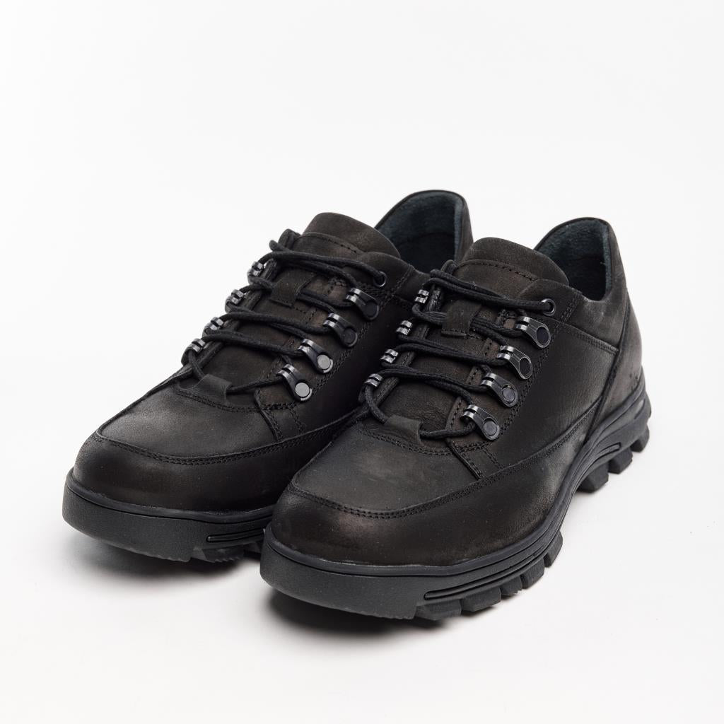 Lace-Up Genuine Leather Nubuck Men's Casual Shoes
