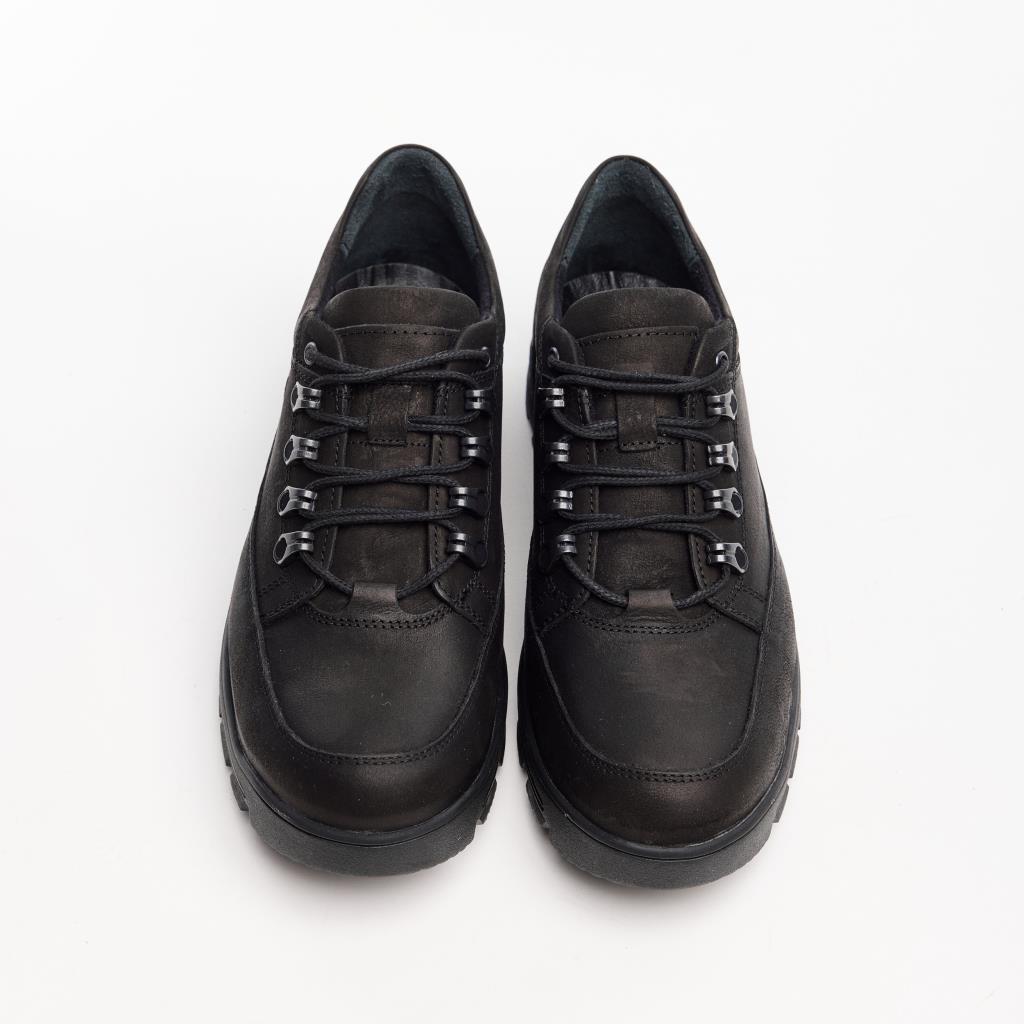 Lace-Up Genuine Leather Nubuck Men's Casual Shoes