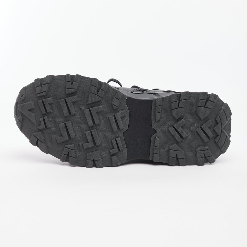 Lace-Up-Zipped Genuine Leather Men's Boots 