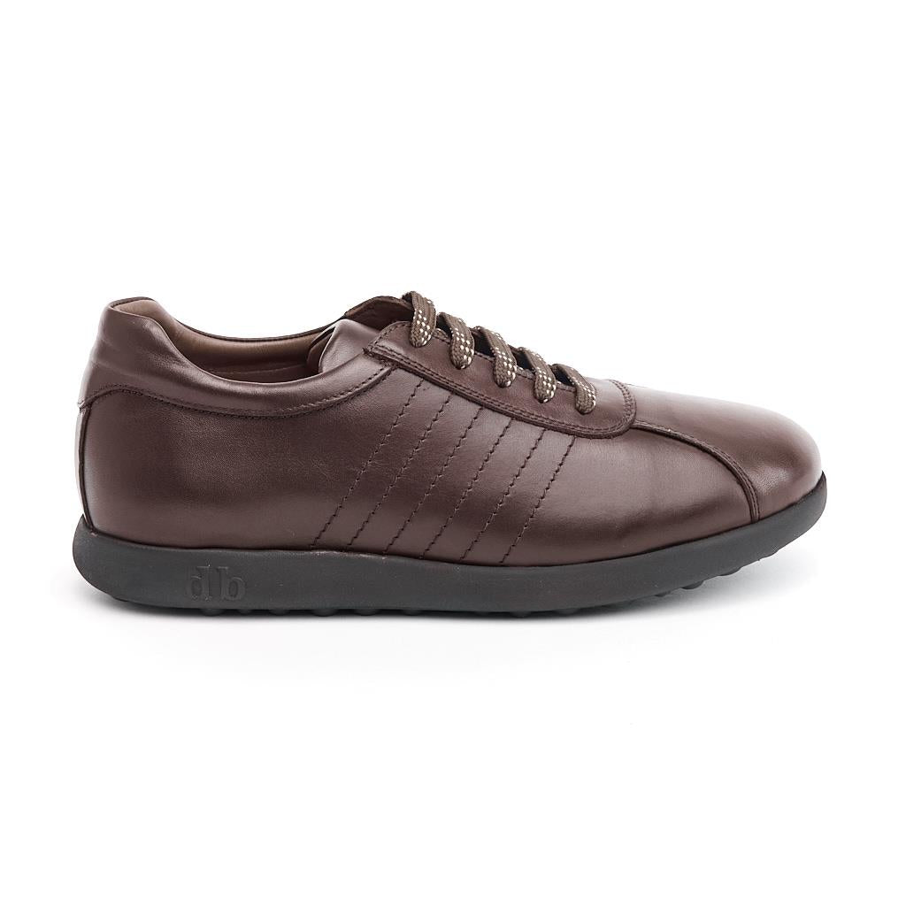 Lace-Up Genuine Leather Men's Sneakers 