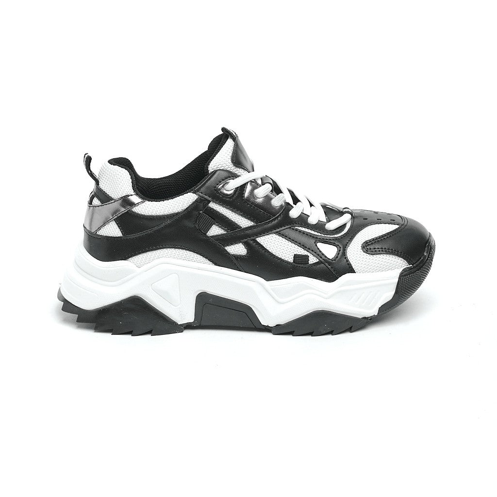 Bağcıklı Yüksek Taban Kadın Sneaker