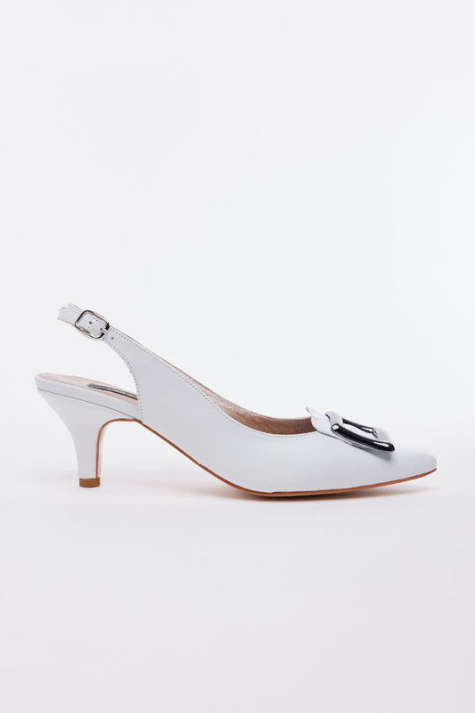 Genuine Leather Women's High Heel Shoes