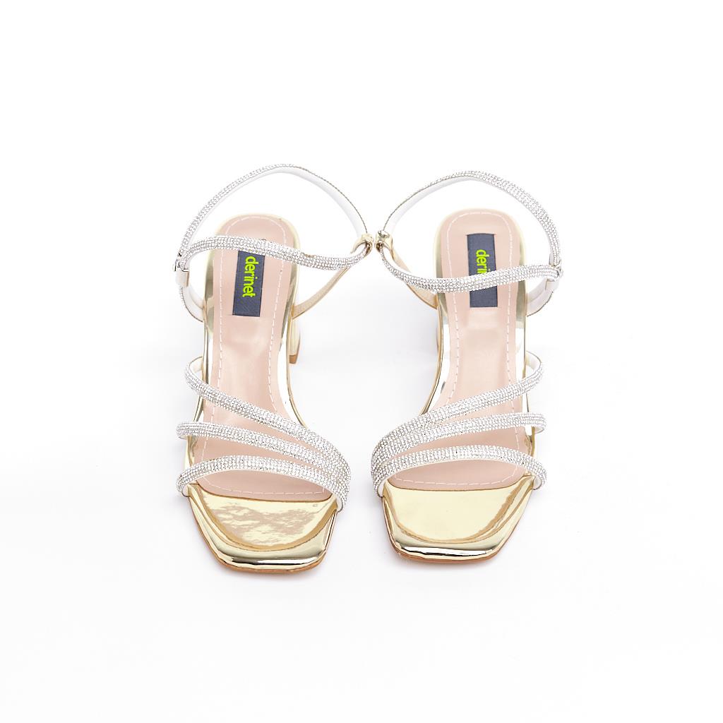 Ankle Strap Stoned Women's Evening Shoes 