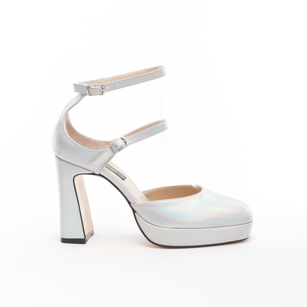 Women's Evening Shoes with Double Ankle Straps 