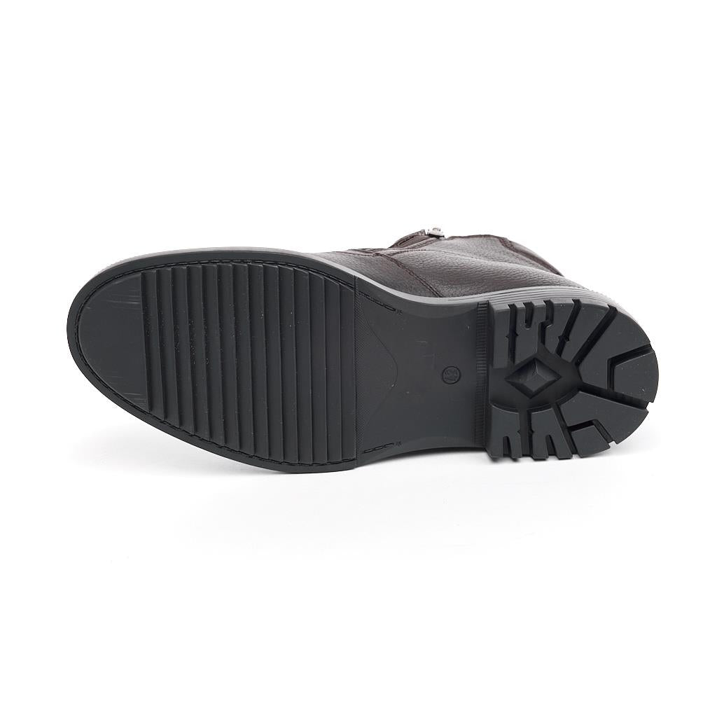 Comfort Sole Genuine Leather Zippered Men's Boots 