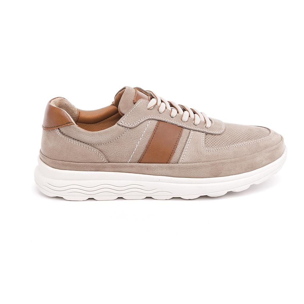 Genuine Leather Lace-Up Casual Men's Shoes 