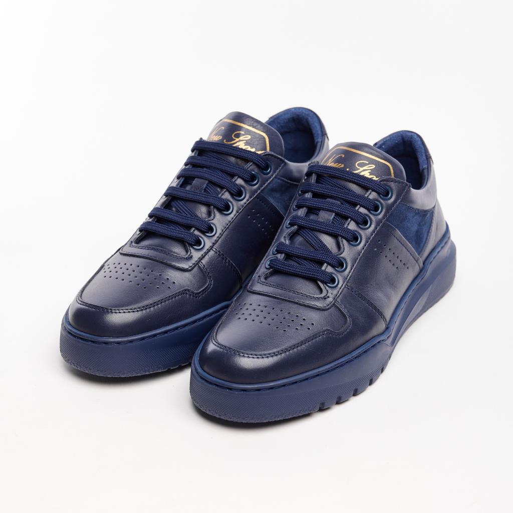 Genuine Leather Comfort Men's Sneakers