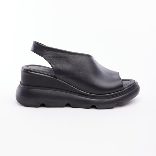 Genuine Leather Women's Wedge Sandals