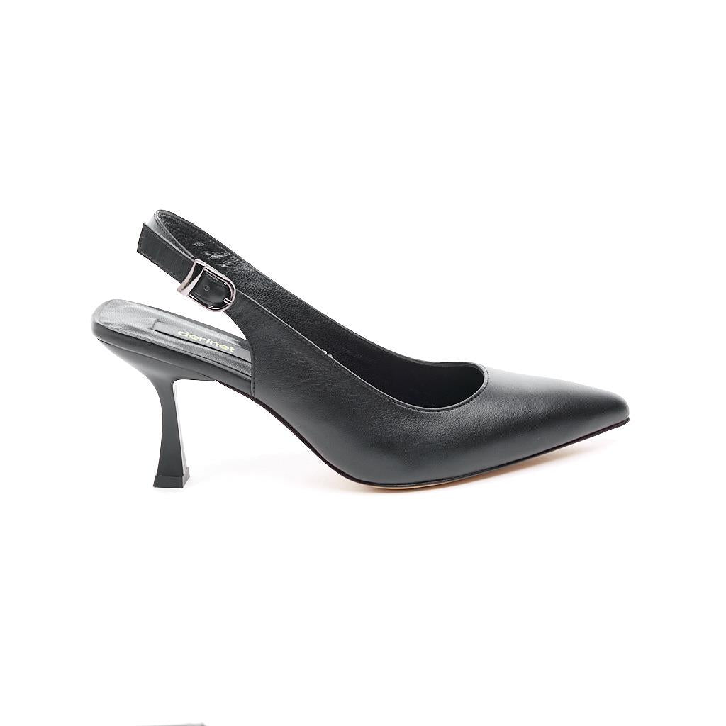Genuine Leather Women's Patent Leather High Heel Shoes
