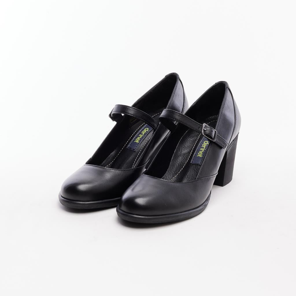 Genuine Leather Women's High Heel Shoes 