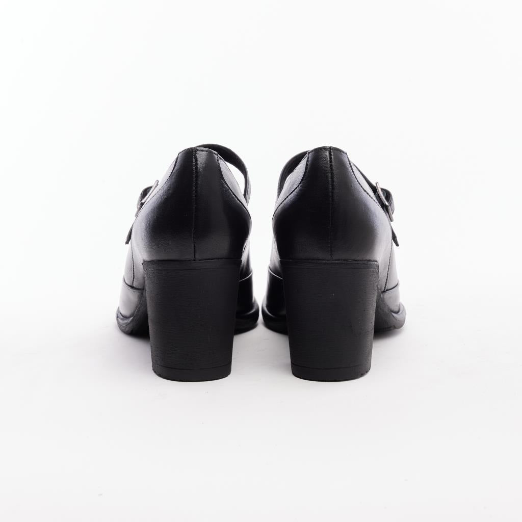 Genuine Leather Women's High Heel Shoes 