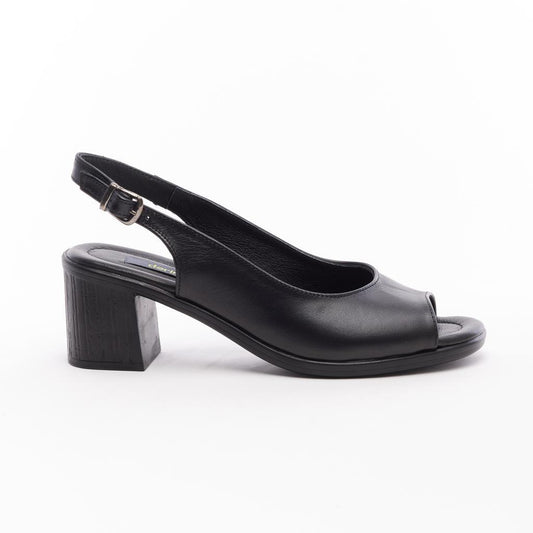 Genuine Leather Women's High Heel Sandals 