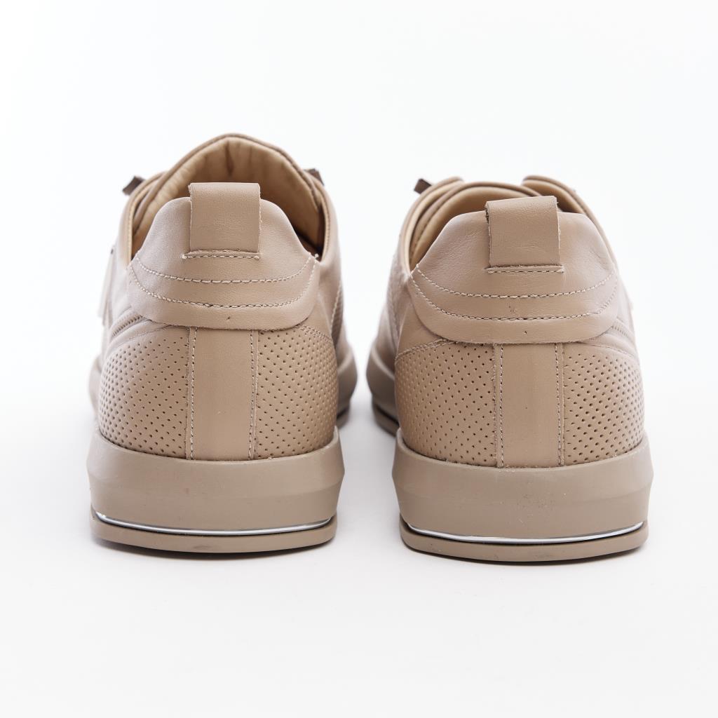 Hakiki Deri Lastik Bağcıklı Erkek Sneaker