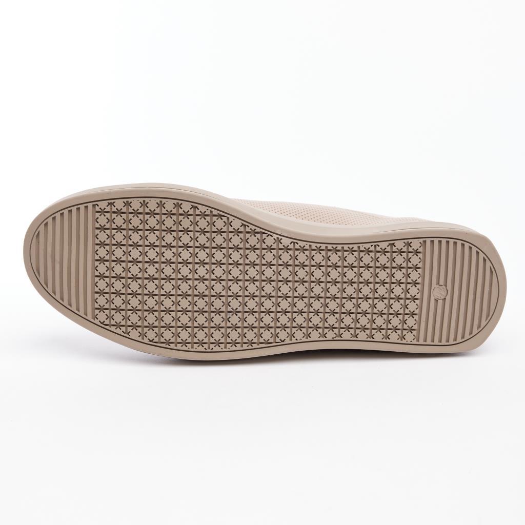 Hakiki Deri Lastik Bağcıklı Erkek Sneaker