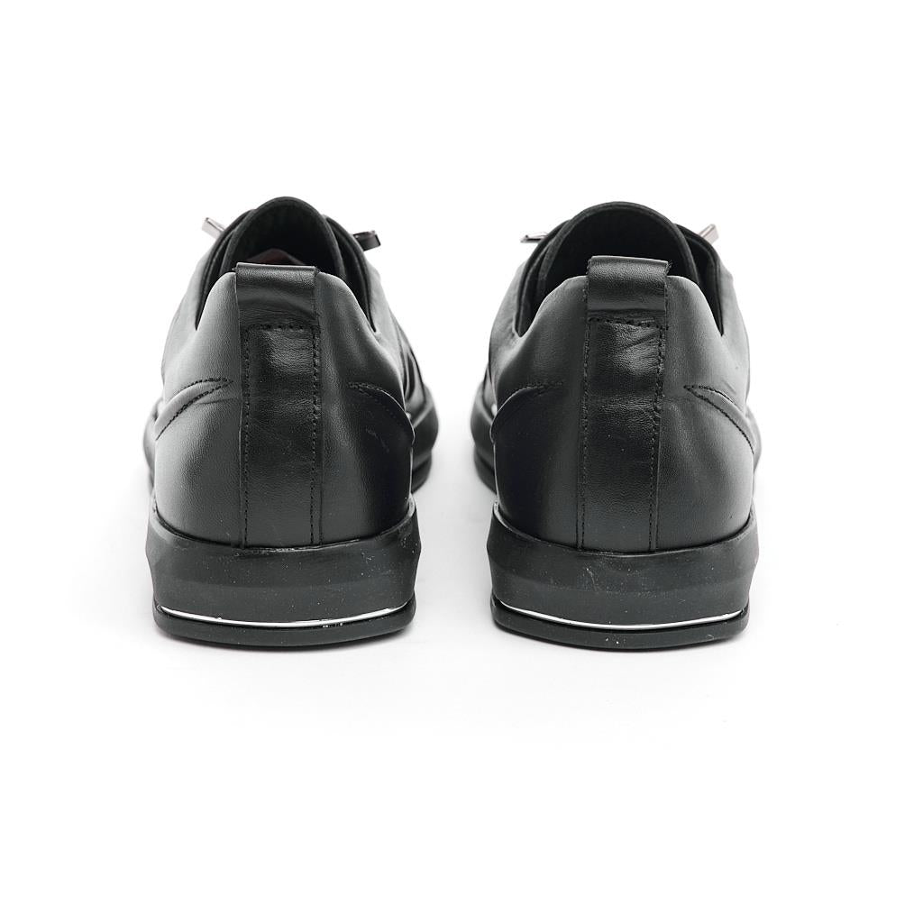 Hakiki Deri Lastik Bağcıklı Erkek Sneaker