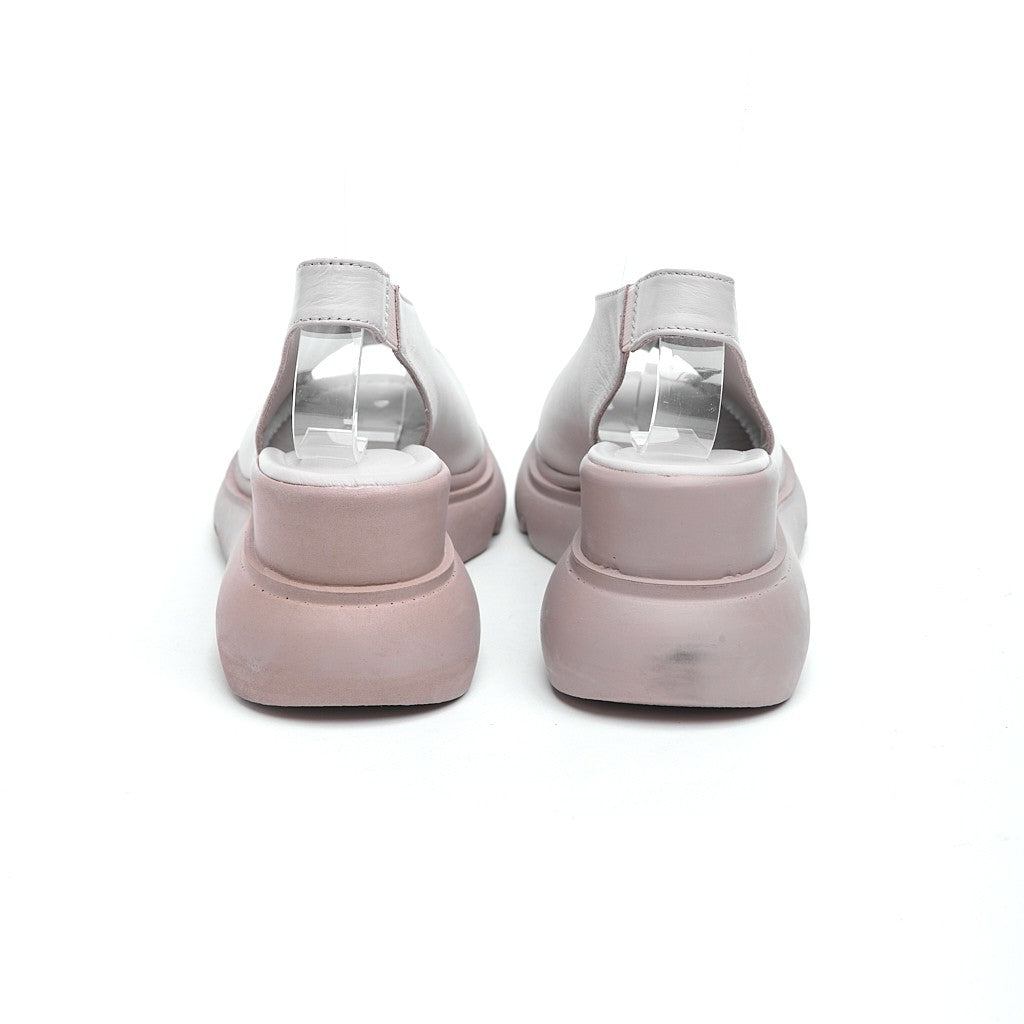 Genuine Leather Elastic Women's Sandals 