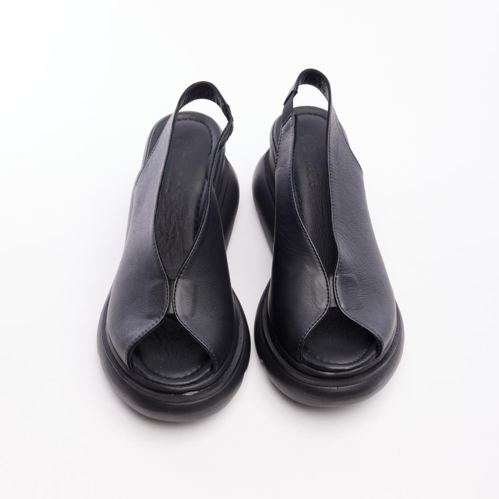 Genuine Leather Elastic Women's Sandals 