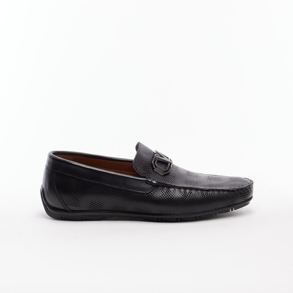 Hakiki Deri Tokalı Erkek Loafer Ayakkabı