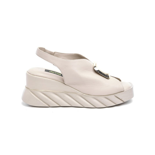 Genuine Leather Buckled Casual Women's Sandals 