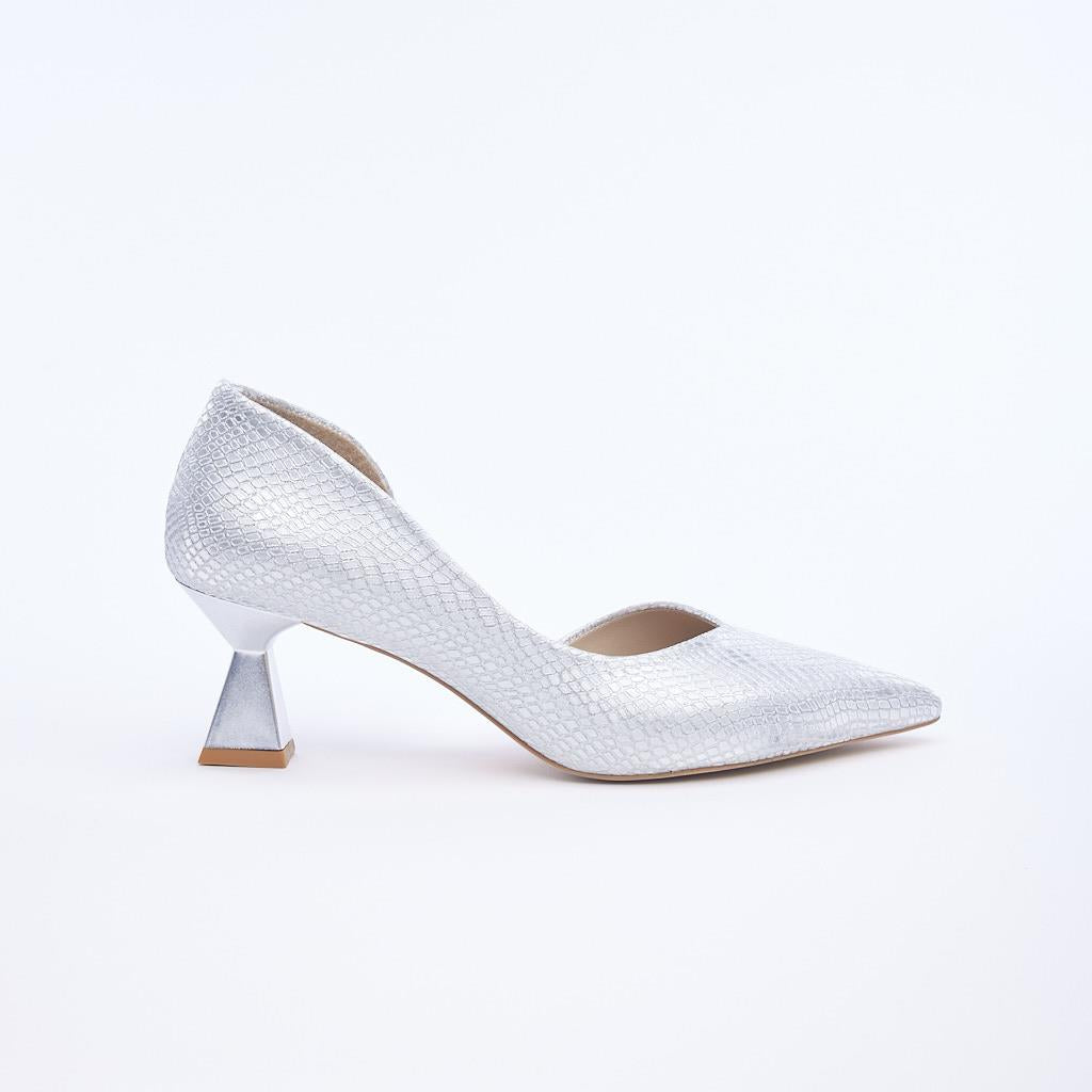 Low Heel Satin Women's Stiletto