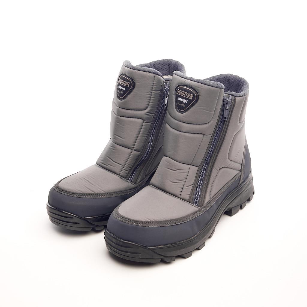 Scooter Waterproof Zippered Men's Boots