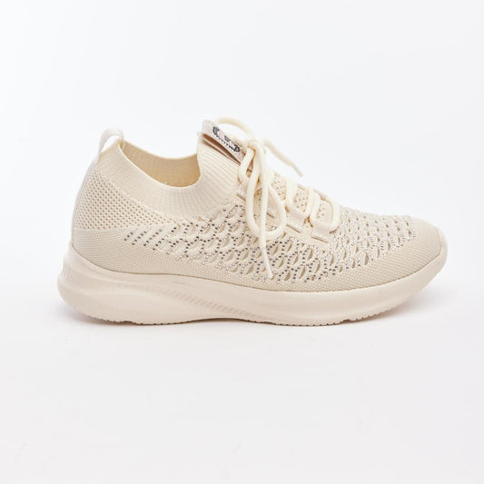 Comfort Women's Sneakers with Stone Accessories 