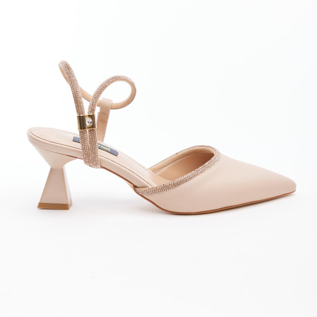 Women's Evening Shoes with Stone Accessories