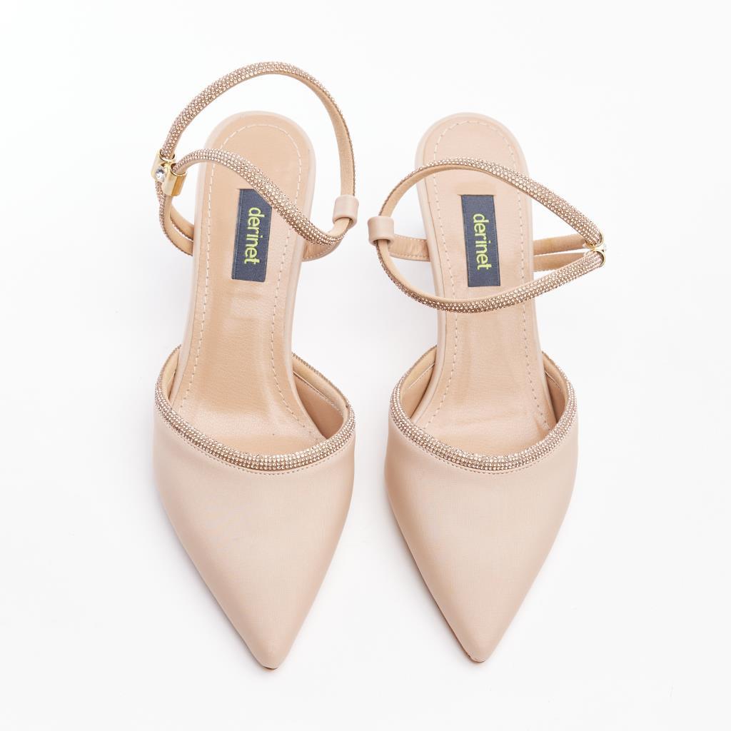 Women's Evening Shoes with Stone Accessories