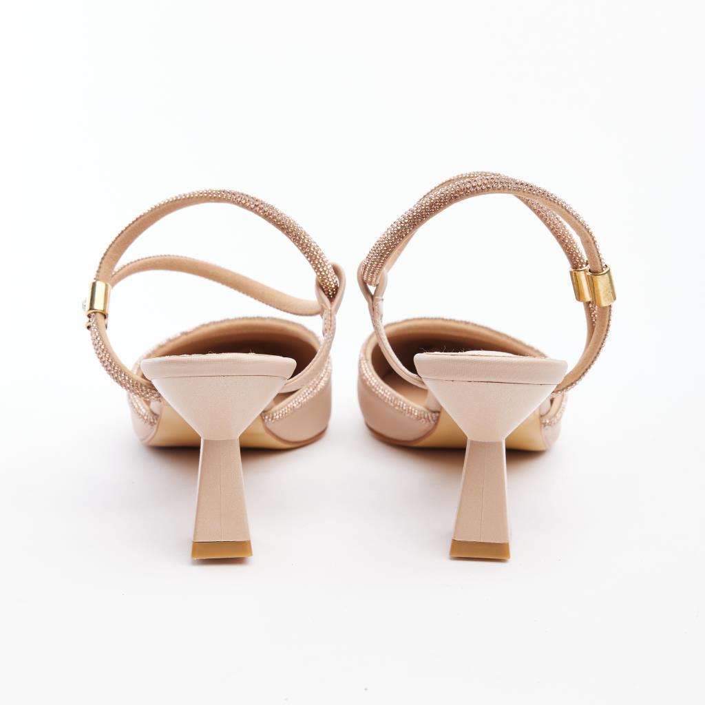 Women's Evening Shoes with Stone Accessories