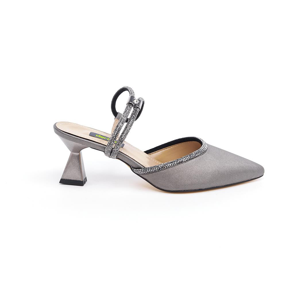 Women's Evening Shoes with Stone Accessories