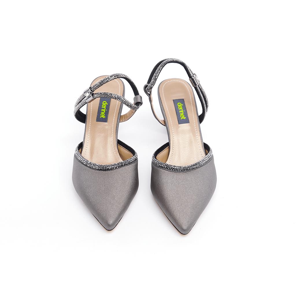Women's Evening Shoes with Stone Accessories